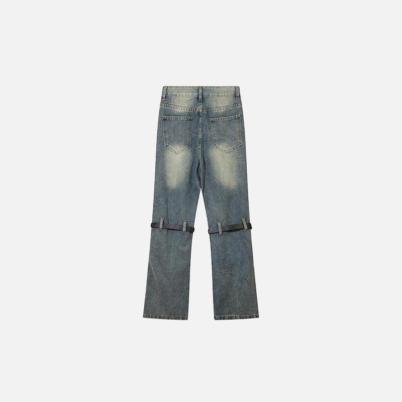 Detachable Versatile Denim Pants - tntwear1