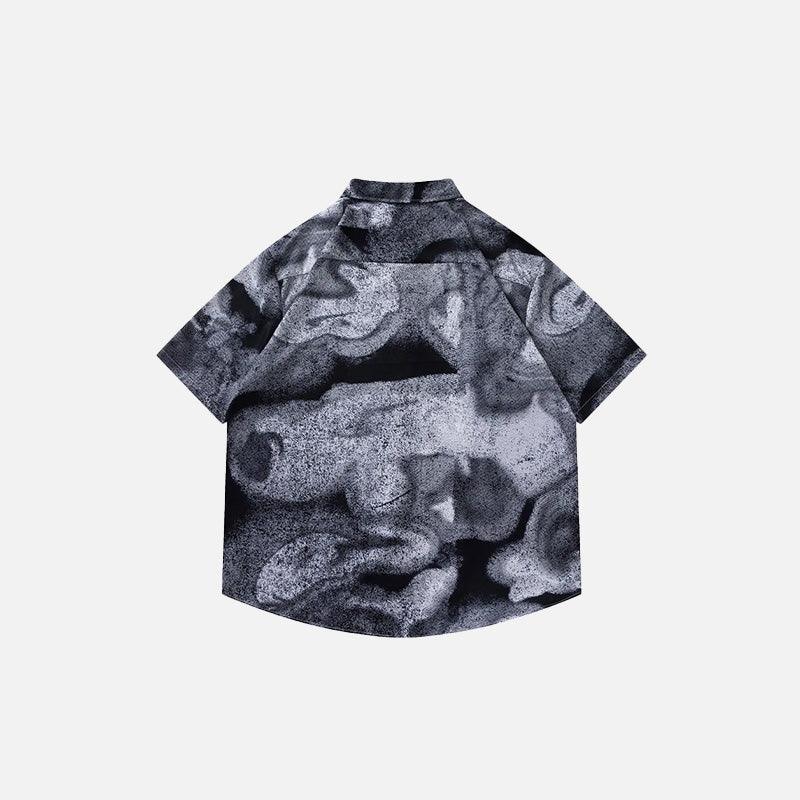 Abstract Black & White Graphic Shirt - tntwear1