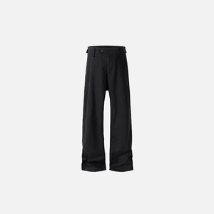 Baggy Black Straight Pants - tntwear1