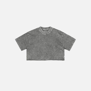 Women's Retro Washed Distressed T-shirt - tntwear1