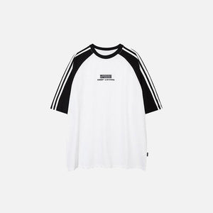 Loose Side-striped T-shirt - tntwear1