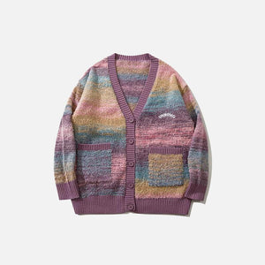 Loose Long Sleeve Knitted Cardigan - tntwear1