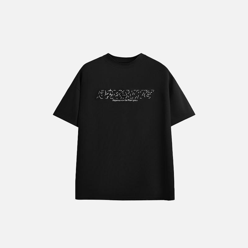 Oversized Embroidery T-Shirt - tntwear1