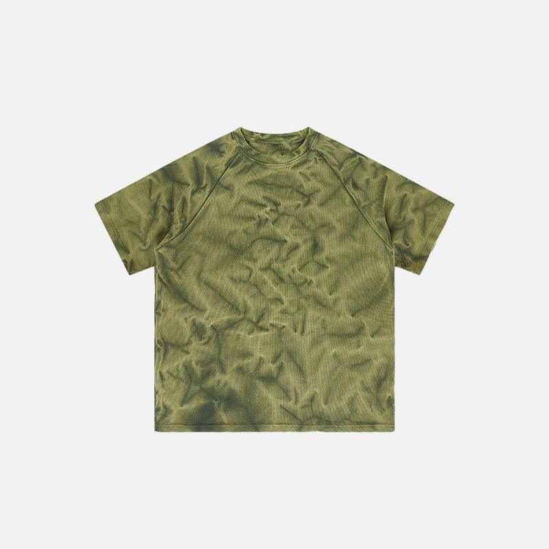 Loose Water Ripple Washed T-Shirt - tntwear1