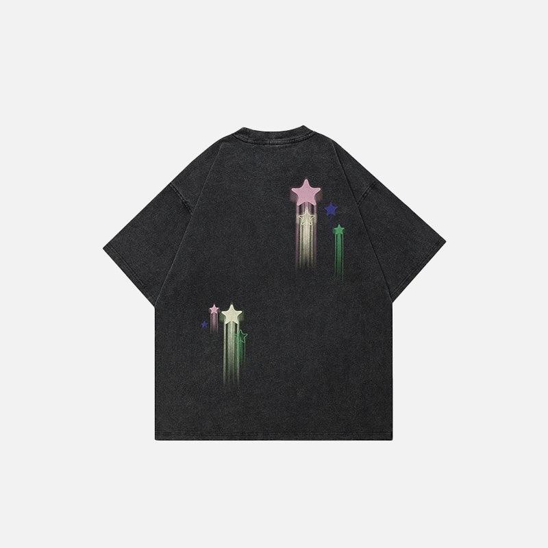 Y2K Star Washed T-shirt - tntwear1