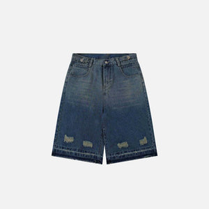 Y2k Ripped Washed Jorts - tntwear1