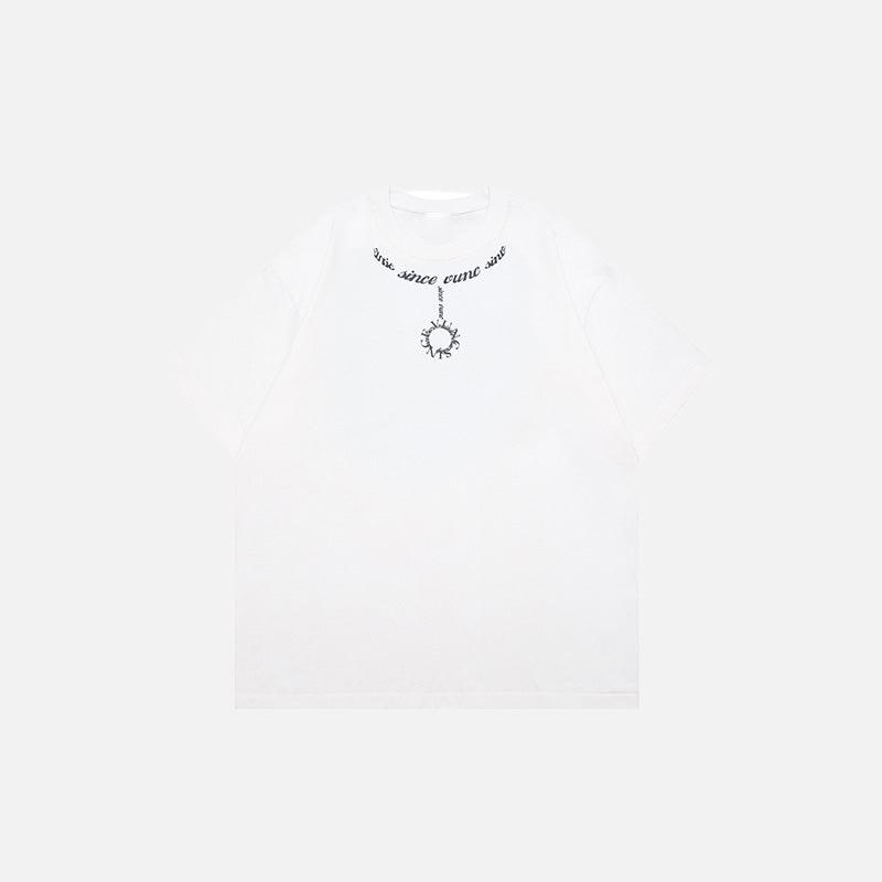 Loose Chain Printed T-shirt - tntwear1