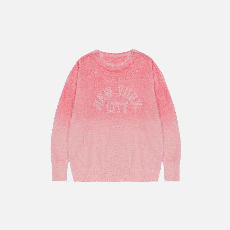 Fluffy Fleece New York Sweater - tntwear1