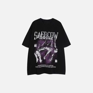 Shadow Grunge Oversized T-shirt - tntwear1