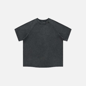 Loose Retro Washed T-shirt - tntwear1