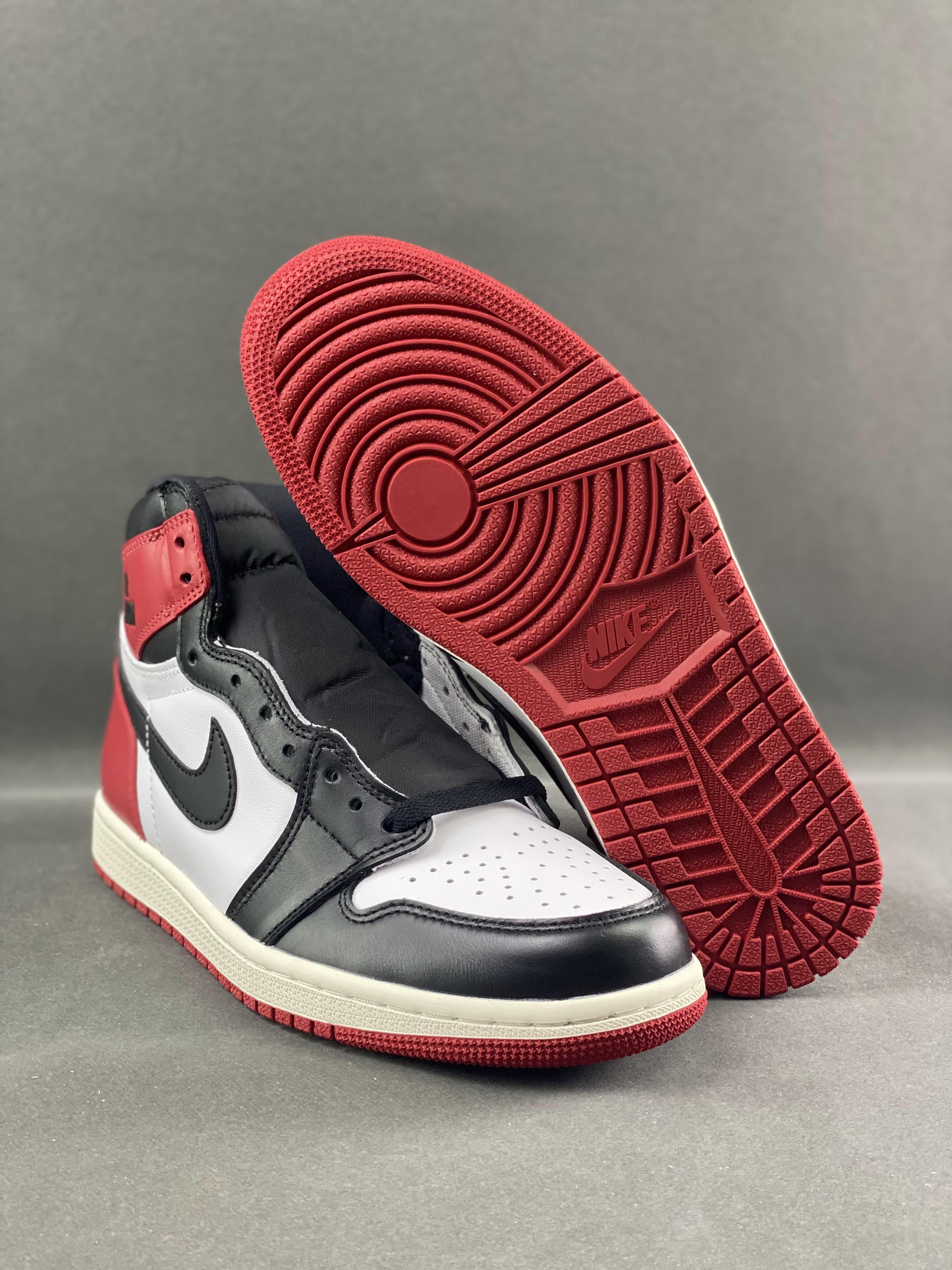 Custom Air Jordan 1 High OG“Black Toe Reimagined” - tntwear1