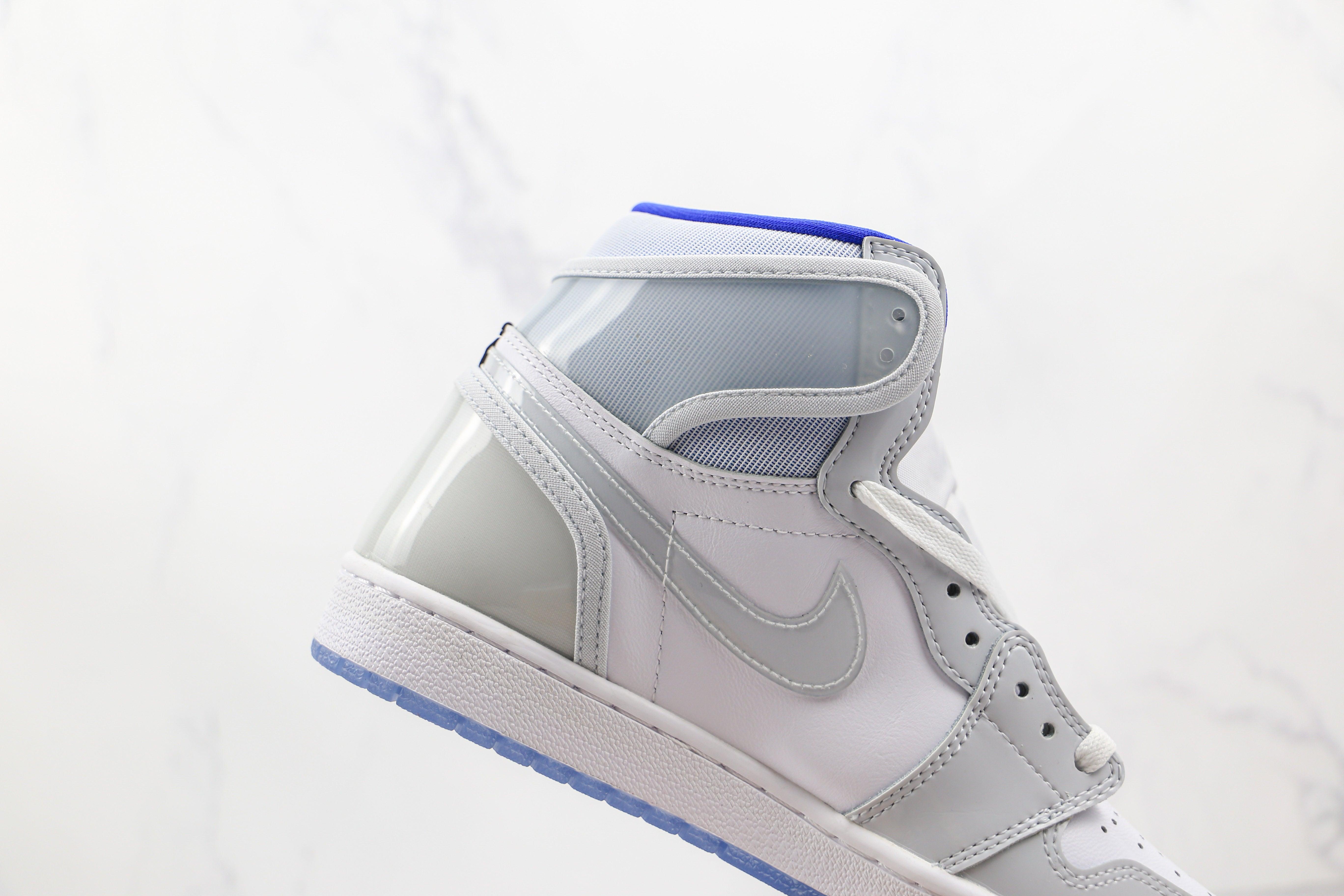 Custom White Jordan 1 High Q ( Customs And Box ), Jordan 1 Sneakers Active - tntwear1