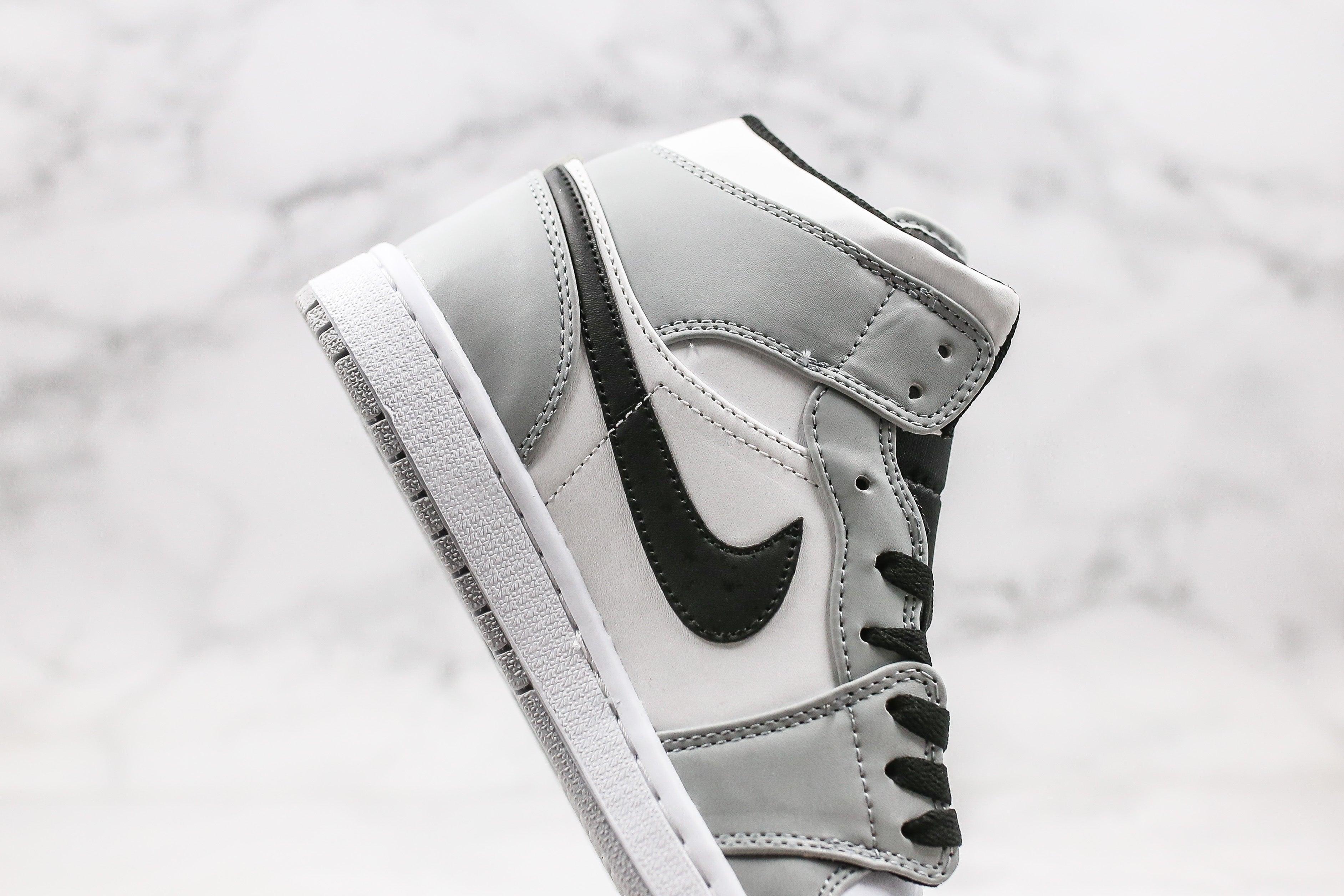 Custom Jordan 1 Mid Light Smoke Grey High Q - tntwear1