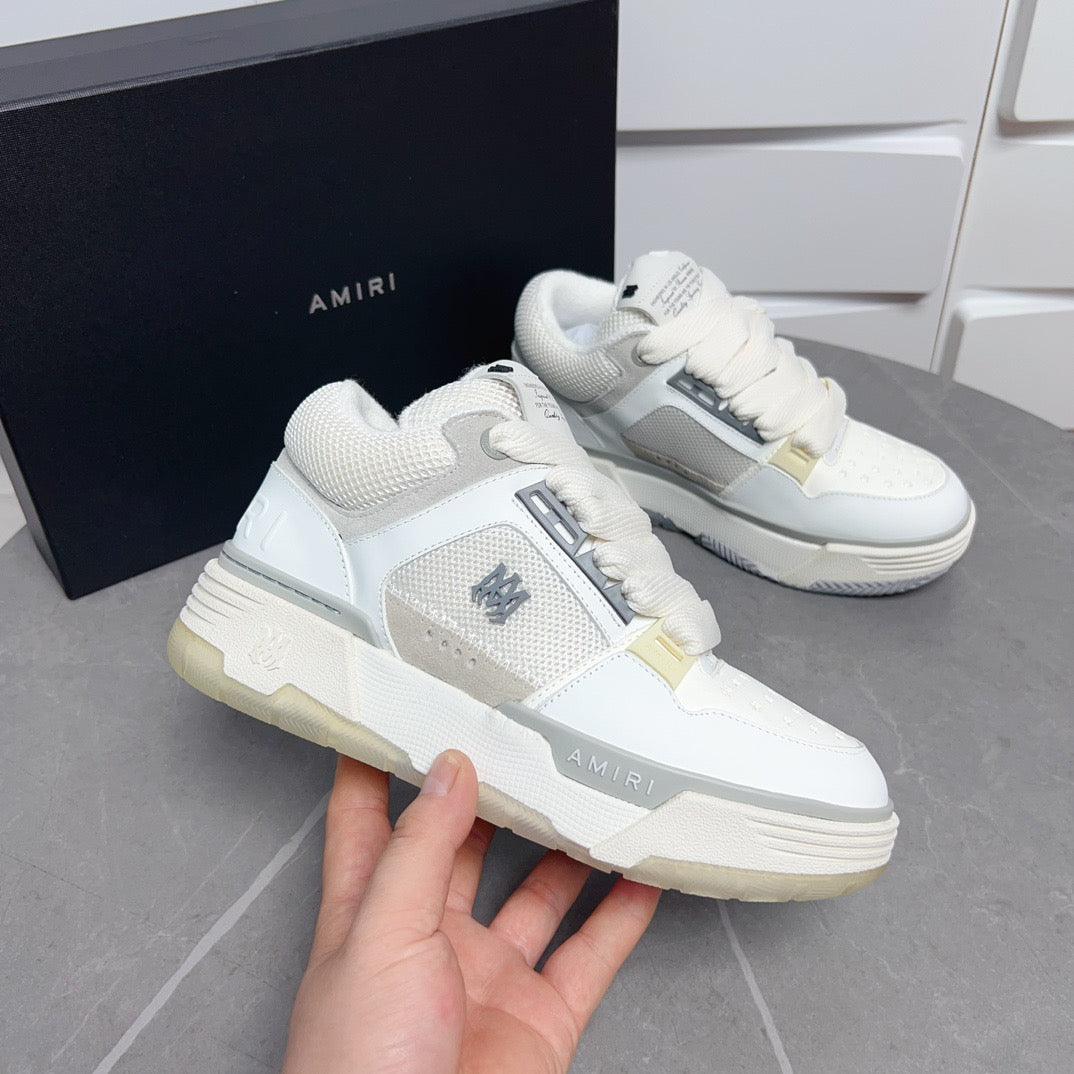 AMR MA-1 White and Grey Sneakers-130 - tntwear1