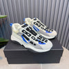 AMR Black, Blue & White Bone Runner Sneakers -062 - tntwear1