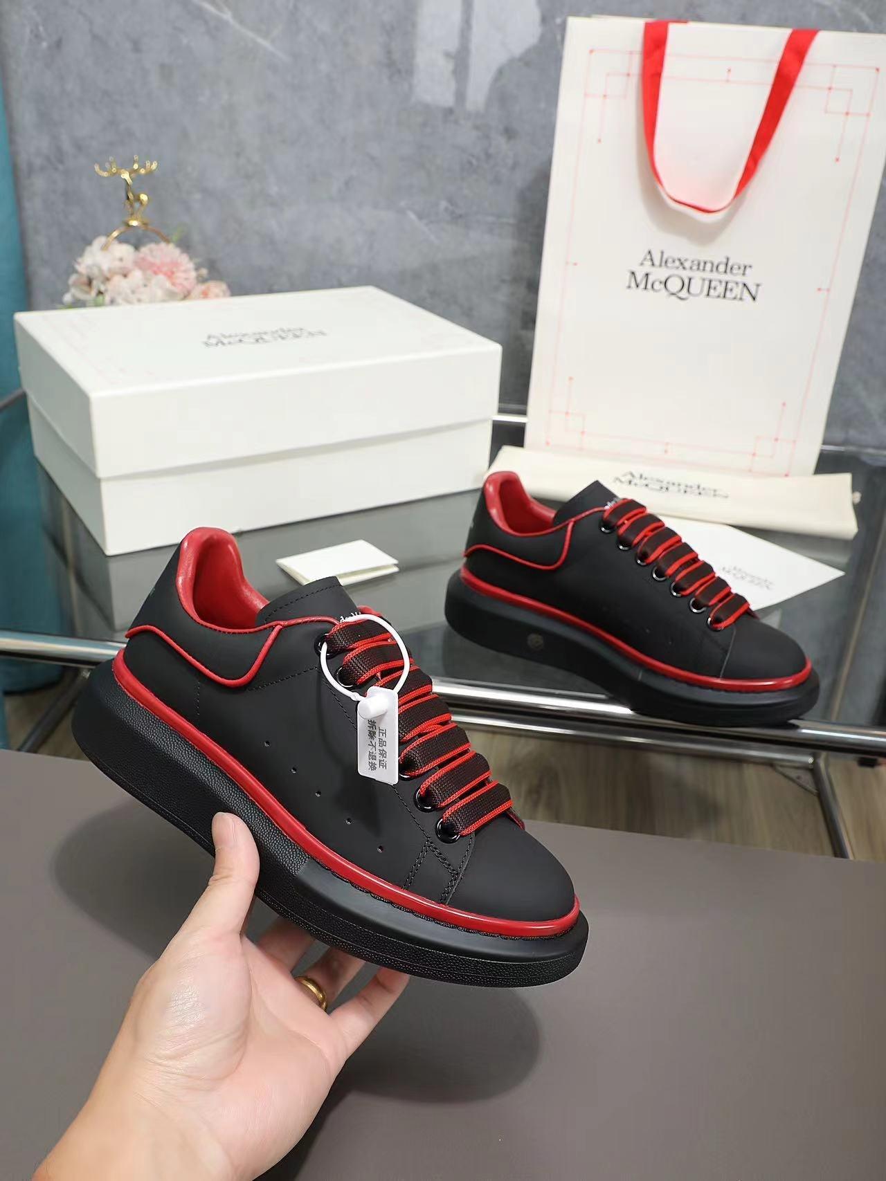 ALMC Oversized Black and Red Sneakers-036 - tntwear1