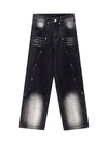 Tntwear Rivet Distressed Jeans - tntwear1