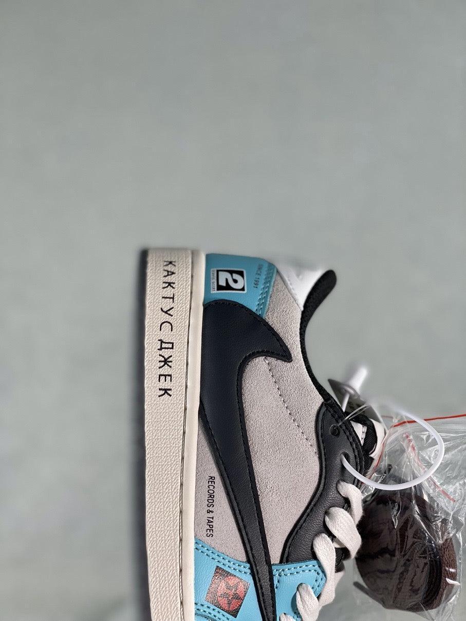 Custom Travis Scott x Air Jordan 1 Low OG SP 'JACKBOYS' DM7866-009 - tntwear1