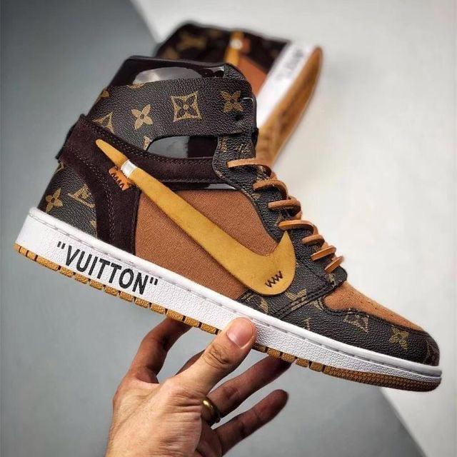 Custom Air Jordan 1 LV High Q ( Customs And Box ), Jordan 1 Sneakers Active A11 - tntwear1