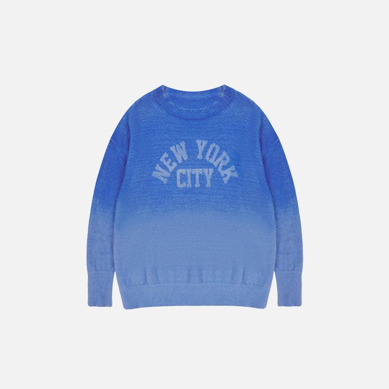 Fluffy Fleece New York Sweater - tntwear1