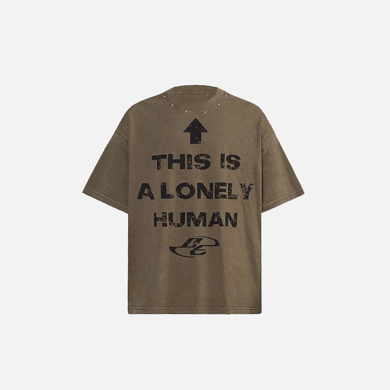 Lonely Human T-shirt - tntwear1