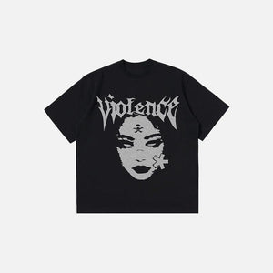 Vintage Women's Gothic T-Shirt - tntwear1