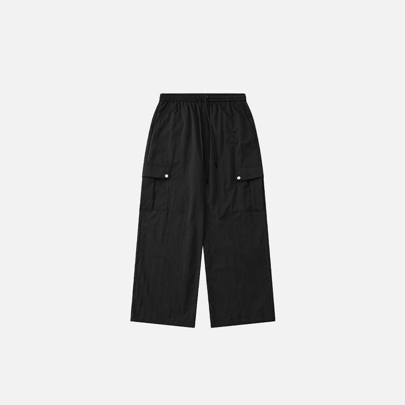 Multi-pocket Wide-leg Baggy Cargo Pants - tntwear1