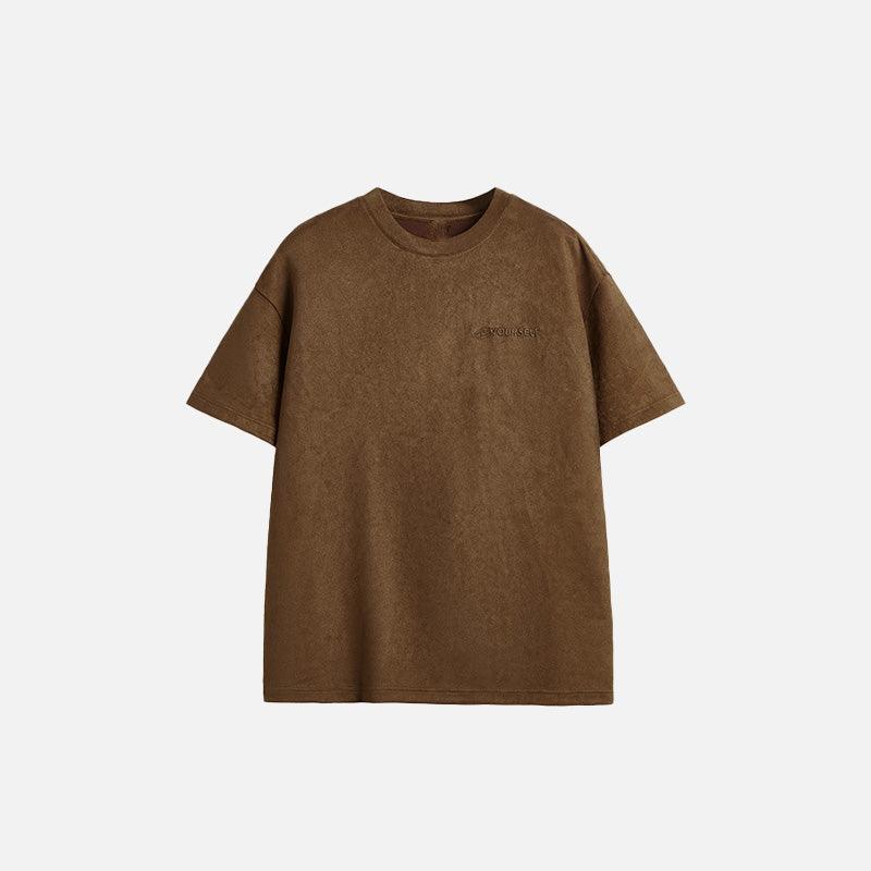 Loose Embroidery Oversized T-shirt - tntwear1