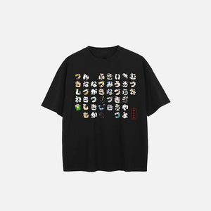 Japanese Cat Graphic T-shirt - tntwear1