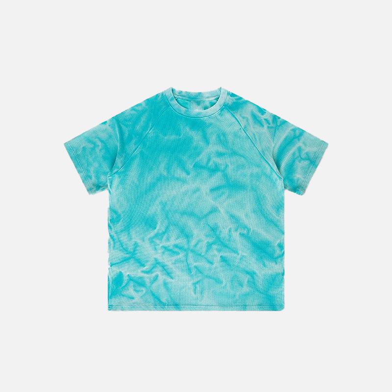 Loose Water Ripple Washed T-Shirt - tntwear1