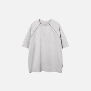 Loose Side Zipper T-shirt - tntwear1