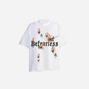 Loose Rose Burning T-shirt - tntwear1