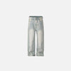 White Washed Straight Leg Jeans - tntwear1