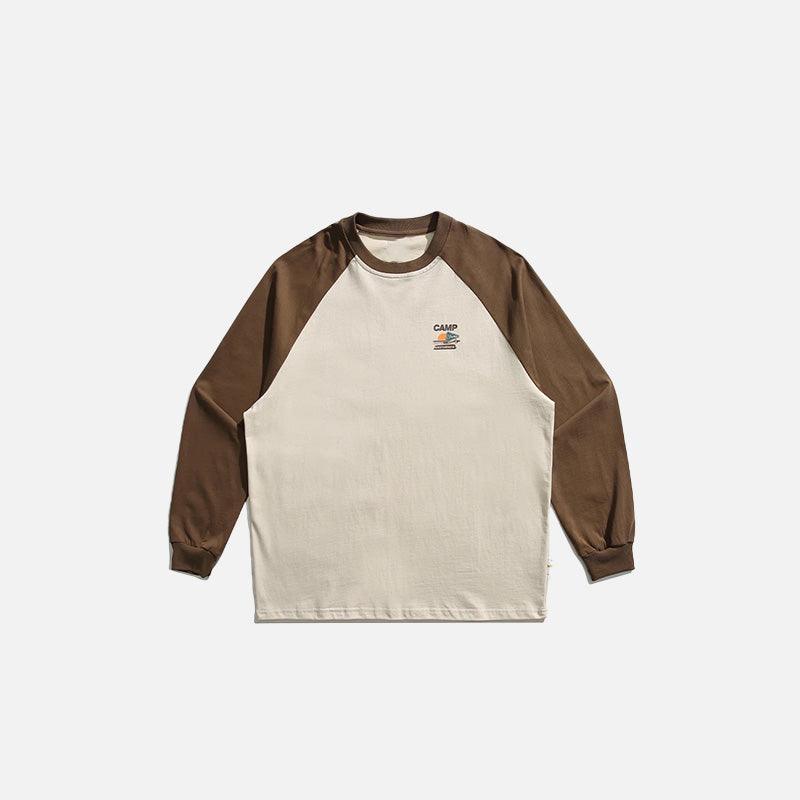 Campfire Oversized Long-sleeved T-shirt - tntwear1