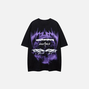 Blurring Ghost Print T-shirt - tntwear1