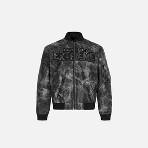 Loose Washed Embroidered Jacket - tntwear1