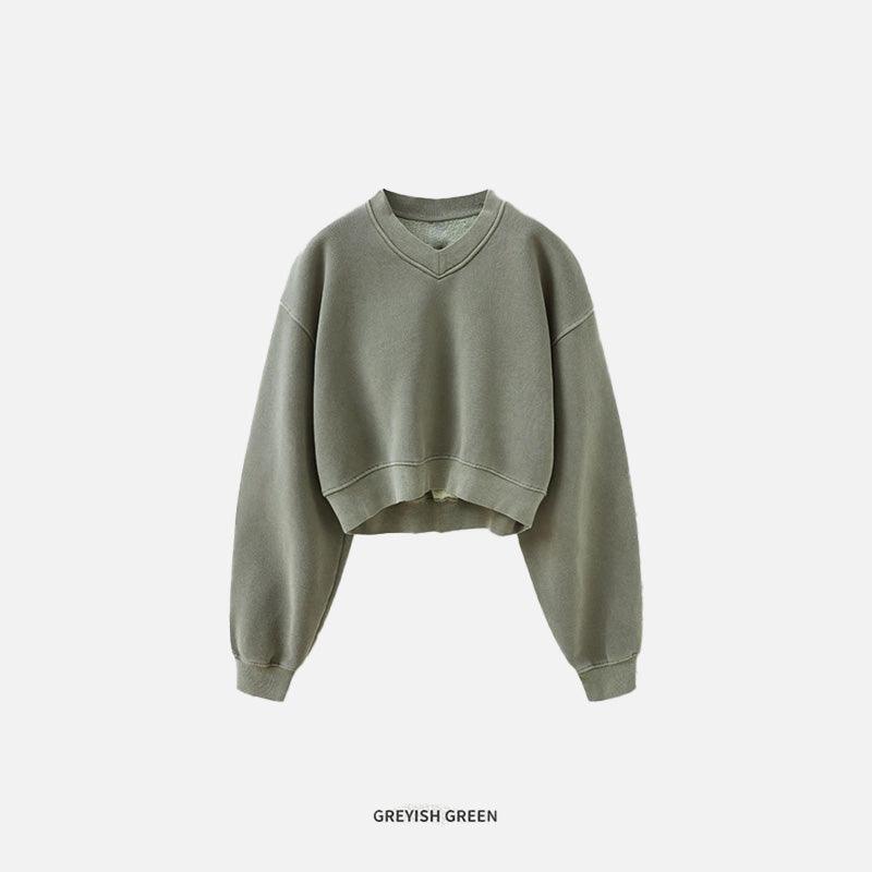 Women's Fleece Cropped Sweatshirt - tntwear1