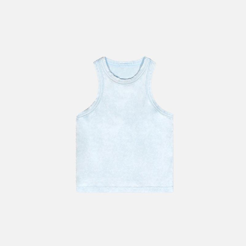 Women's Washed Solid Tank Top - tntwear1