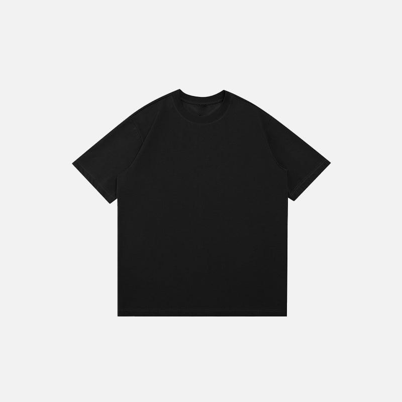 Blank Oversized Solid T-shirt - tntwear1