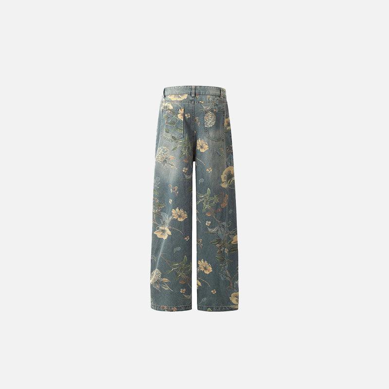 Floral Fantasy Jeans - tntwear1