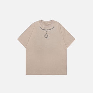 Loose Chain Printed T-shirt - tntwear1