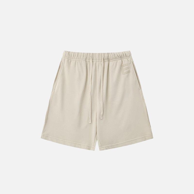 Letter Print Loose Shorts - tntwear1