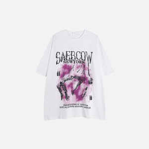 Shadow Grunge Oversized T-shirt - tntwear1