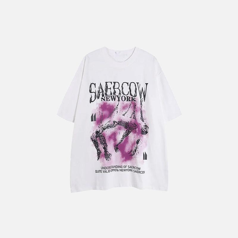 Shadow Grunge Oversized T-shirt - tntwear1