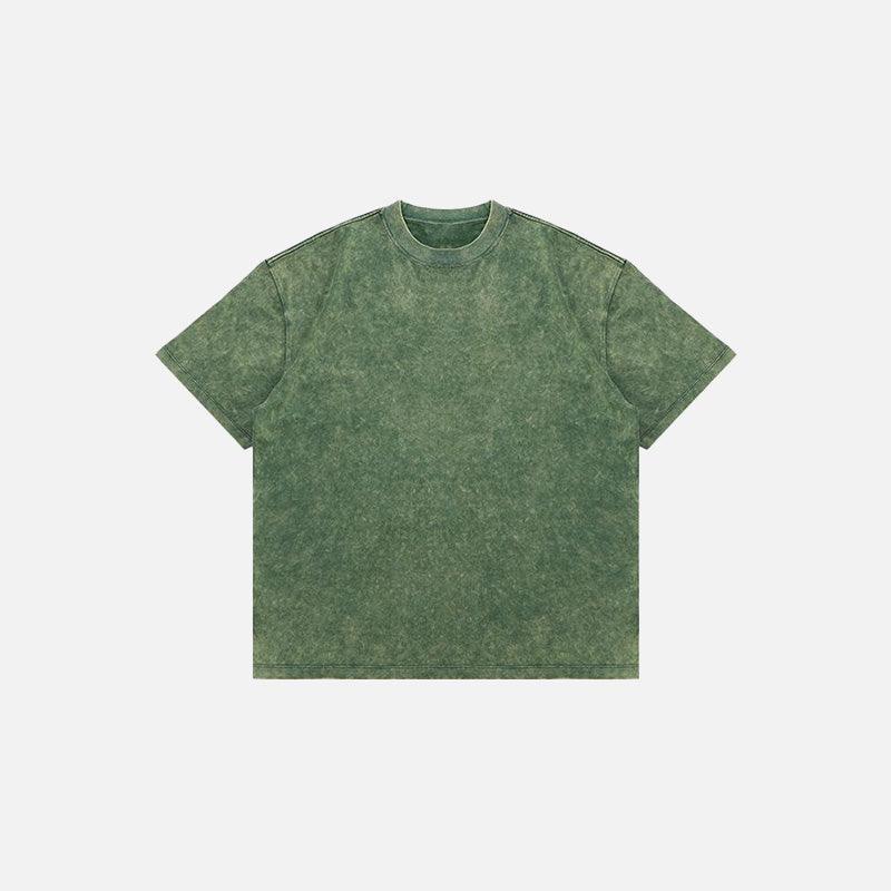 Summer Loose Washed T-shirt - tntwear1