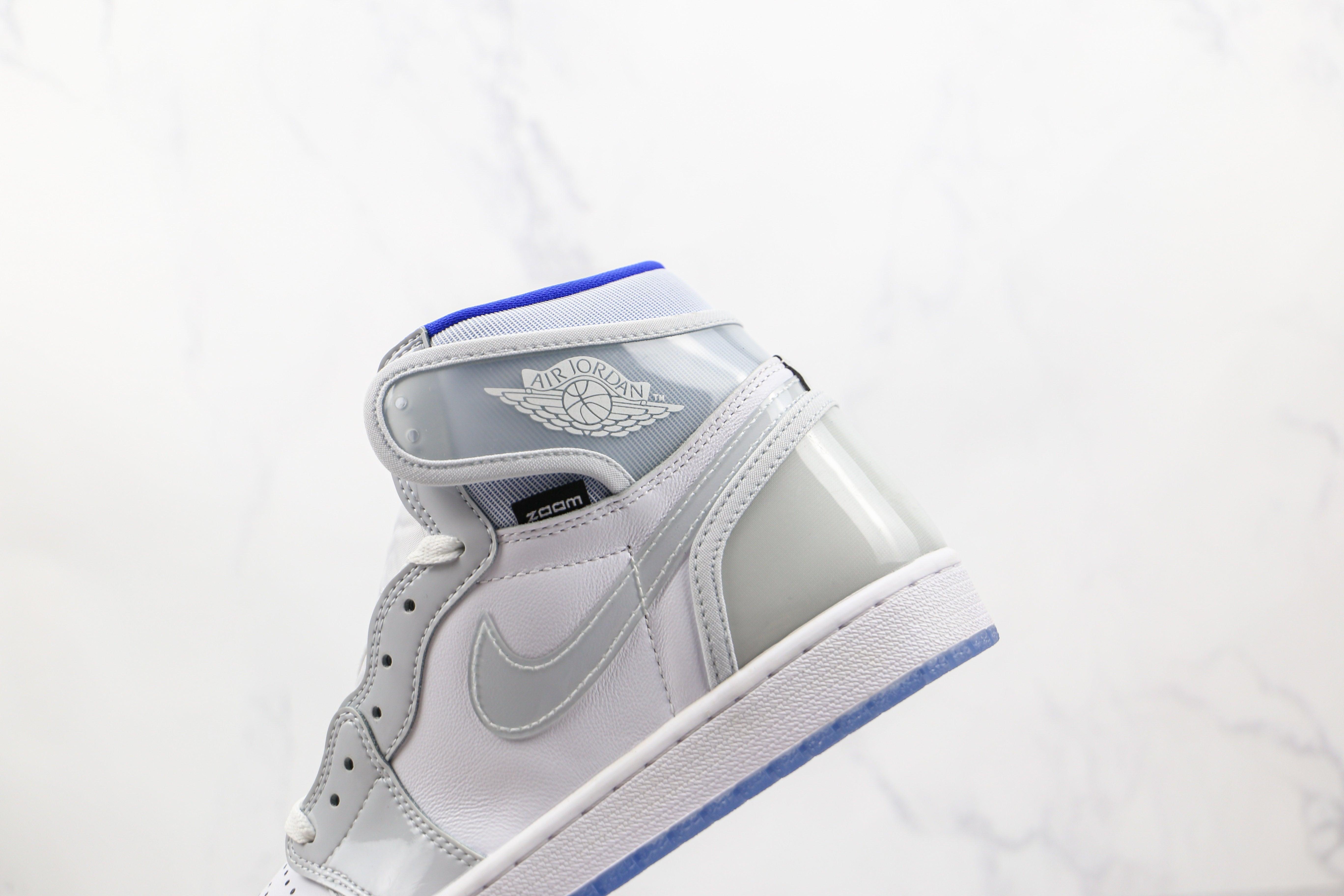 Custom White Jordan 1 High Q ( Customs And Box ), Jordan 1 Sneakers Active - tntwear1