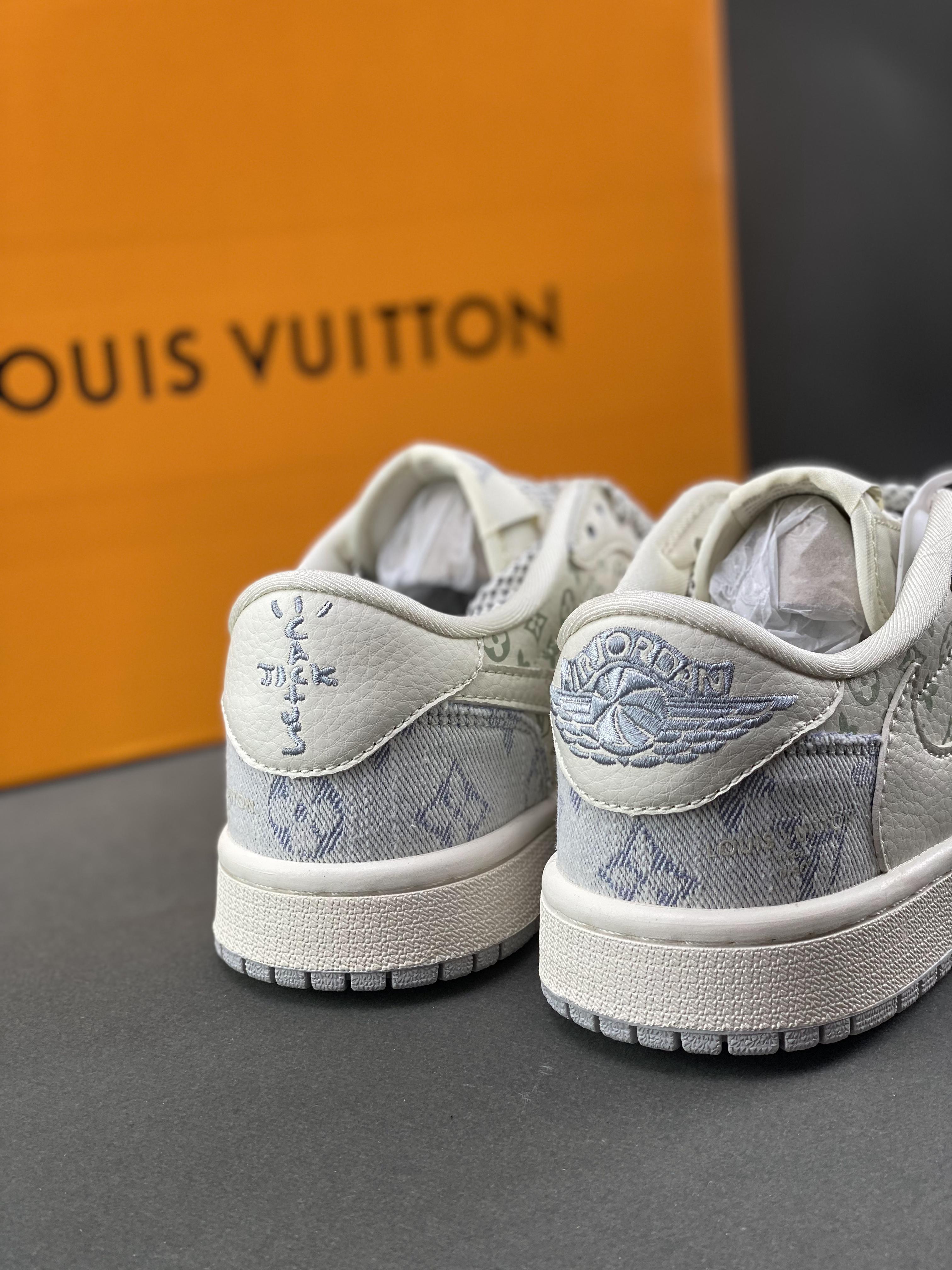 Custom Travis Scott x Air Jordan 1 x LV SJ2068-007 - tntwear1