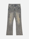 1984 Patchwork Stressed Jeans - tntwear1