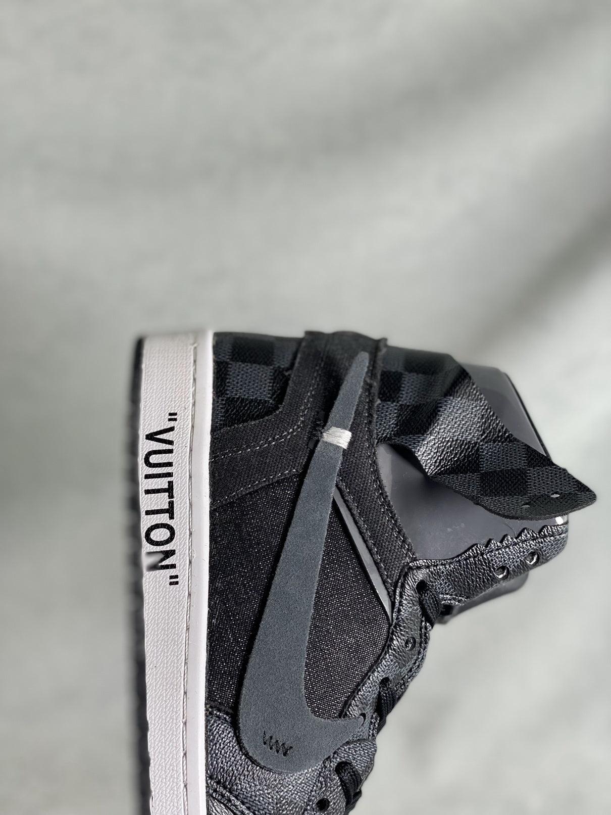 Custom Air Jordan 1 x LV Logo - tntwear1