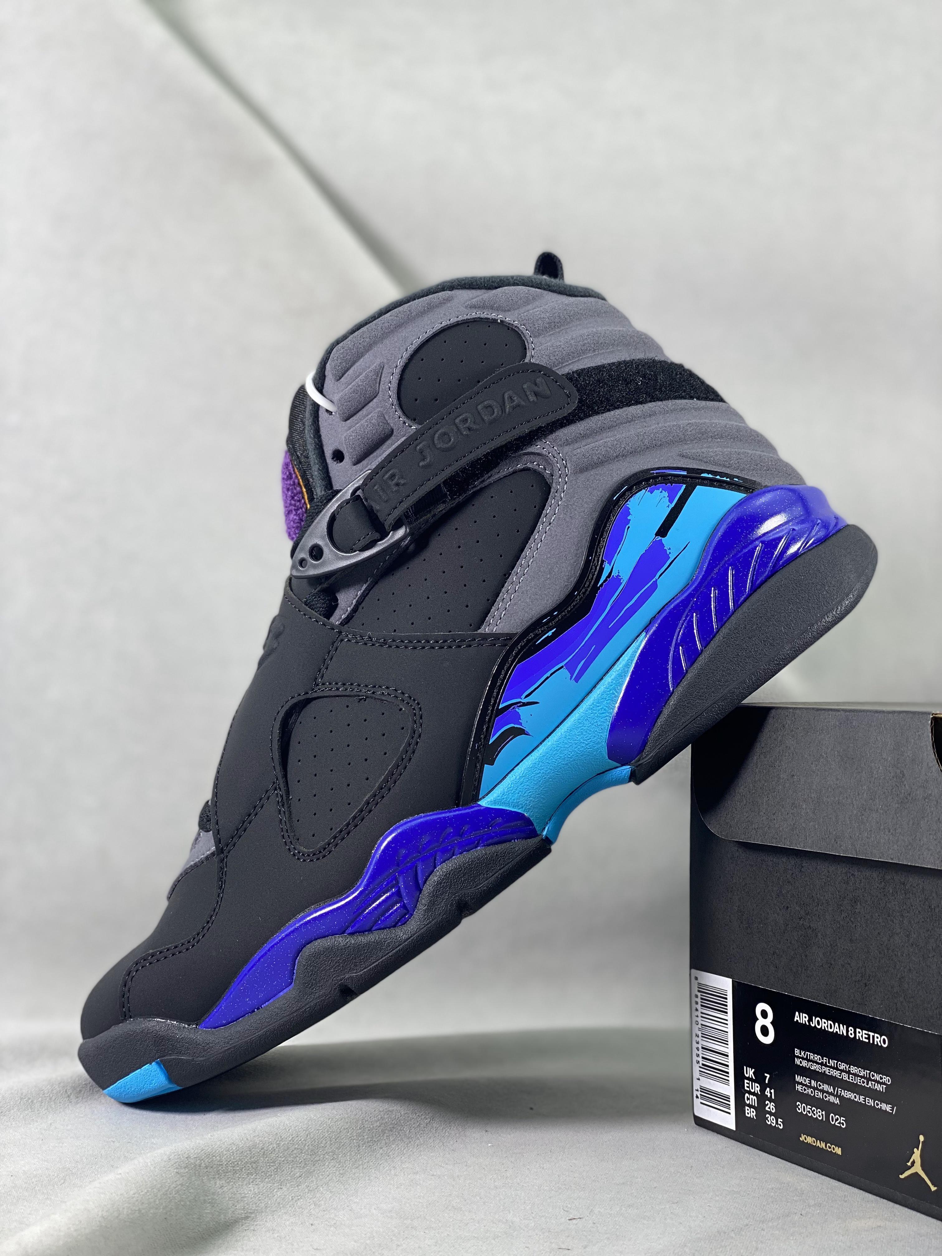 Custom Air Jordan 8 Aqua - tntwear1